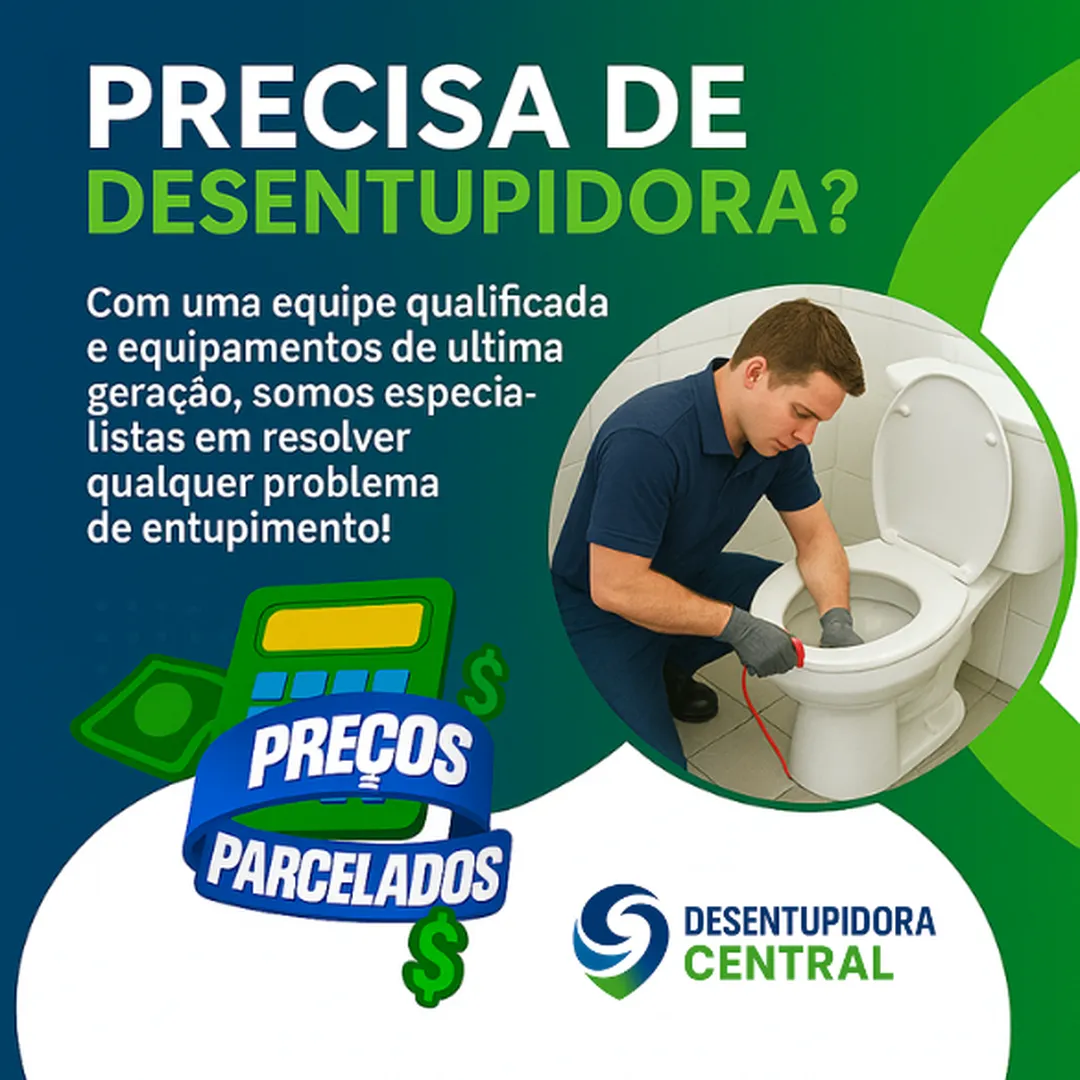 Desentupidora de esgoto,Limpeza de caixa de gordura, Desentupidora em Cambé,