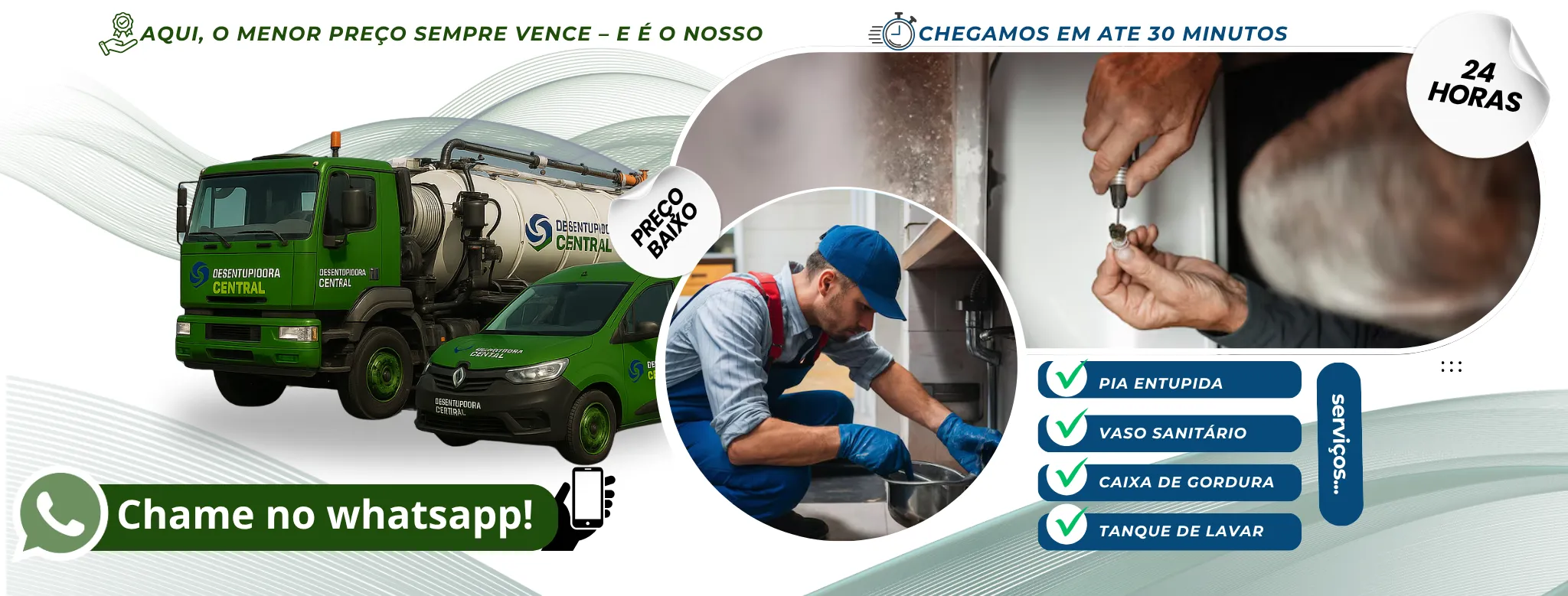 Desentupidora, Desentupidora em Londrina, Desentupidora 24 horas,