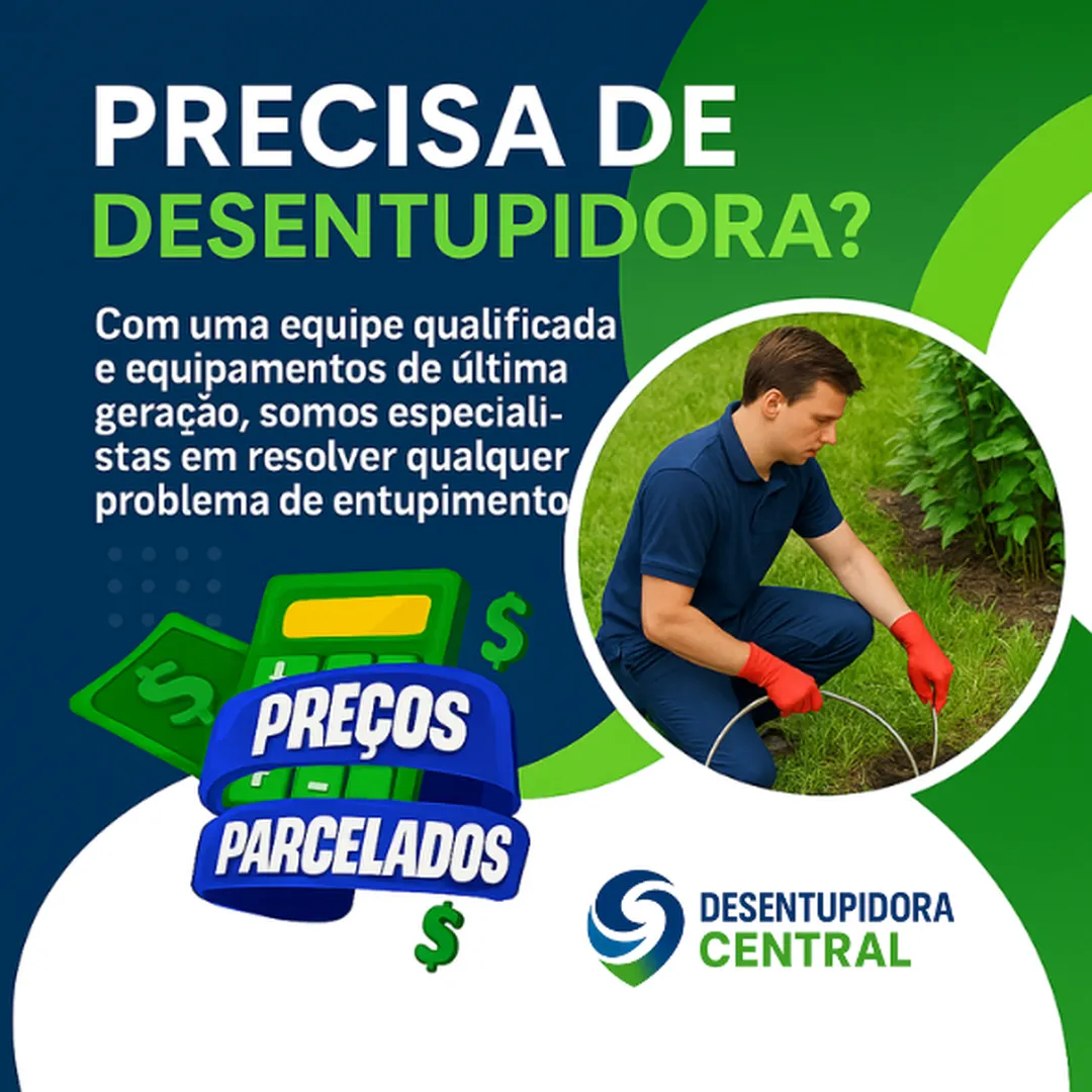 Desentupidora de esgoto,Limpeza de caixa de gordura, Desentupidora em Cambé,